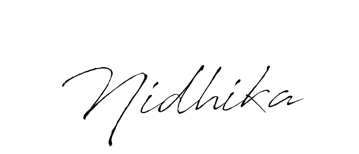 Antro_Vectra is a professional signature style that is perfect for those who want to add a touch of class to their signature. It is also a great choice for those who want to make their signature more unique. Get Nidhika name to fancy signature for free. Nidhika signature style 6 images and pictures png