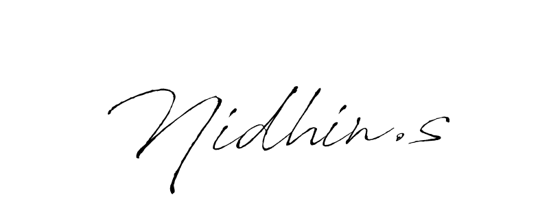 Best and Professional Signature Style for Nidhin.s. Antro_Vectra Best Signature Style Collection. Nidhin.s signature style 6 images and pictures png