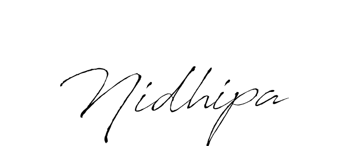 You should practise on your own different ways (Antro_Vectra) to write your name (Nidhipa) in signature. don't let someone else do it for you. Nidhipa signature style 6 images and pictures png