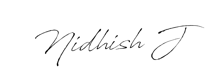 You should practise on your own different ways (Antro_Vectra) to write your name (Nidhish J) in signature. don't let someone else do it for you. Nidhish J signature style 6 images and pictures png