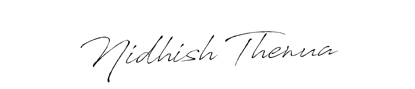 Also we have Nidhish Thenua name is the best signature style. Create professional handwritten signature collection using Antro_Vectra autograph style. Nidhish Thenua signature style 6 images and pictures png