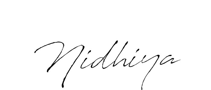 Also we have Nidhiya name is the best signature style. Create professional handwritten signature collection using Antro_Vectra autograph style. Nidhiya signature style 6 images and pictures png