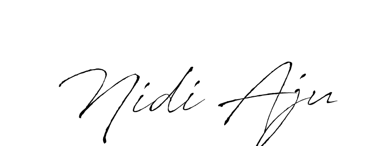 This is the best signature style for the Nidi Aju name. Also you like these signature font (Antro_Vectra). Mix name signature. Nidi Aju signature style 6 images and pictures png