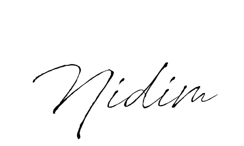 How to Draw Nidim signature style? Antro_Vectra is a latest design signature styles for name Nidim. Nidim signature style 6 images and pictures png