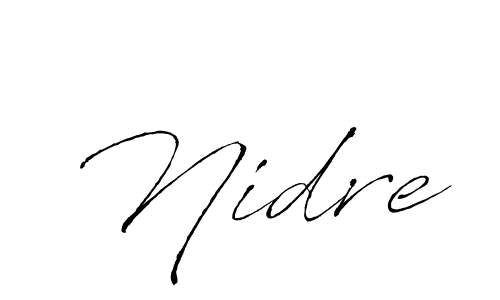 How to Draw Nidre signature style? Antro_Vectra is a latest design signature styles for name Nidre. Nidre signature style 6 images and pictures png