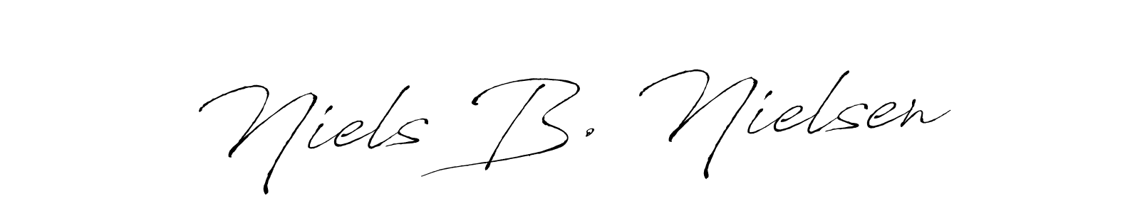 How to make Niels B. Nielsen name signature. Use Antro_Vectra style for creating short signs online. This is the latest handwritten sign. Niels B. Nielsen signature style 6 images and pictures png