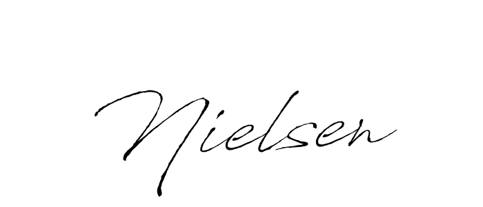 You should practise on your own different ways (Antro_Vectra) to write your name (Nielsen) in signature. don't let someone else do it for you. Nielsen signature style 6 images and pictures png