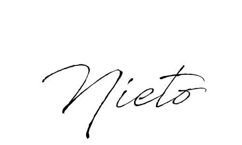 You should practise on your own different ways (Antro_Vectra) to write your name (Nieto) in signature. don't let someone else do it for you. Nieto signature style 6 images and pictures png