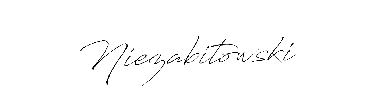 Make a beautiful signature design for name Niezabitowski. Use this online signature maker to create a handwritten signature for free. Niezabitowski signature style 6 images and pictures png