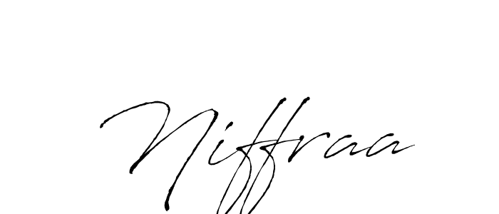 How to make Niffraa name signature. Use Antro_Vectra style for creating short signs online. This is the latest handwritten sign. Niffraa signature style 6 images and pictures png