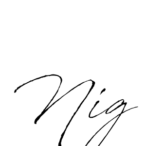 Similarly Antro_Vectra is the best handwritten signature design. Signature creator online .You can use it as an online autograph creator for name Nig. Nig signature style 6 images and pictures png