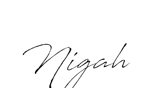 How to Draw Nigah signature style? Antro_Vectra is a latest design signature styles for name Nigah. Nigah signature style 6 images and pictures png