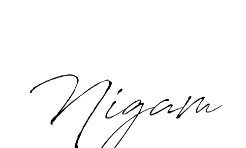 Also You can easily find your signature by using the search form. We will create Nigam name handwritten signature images for you free of cost using Antro_Vectra sign style. Nigam signature style 6 images and pictures png