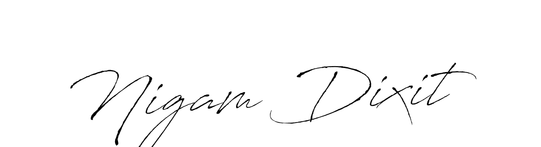 if you are searching for the best signature style for your name Nigam Dixit. so please give up your signature search. here we have designed multiple signature styles  using Antro_Vectra. Nigam Dixit signature style 6 images and pictures png