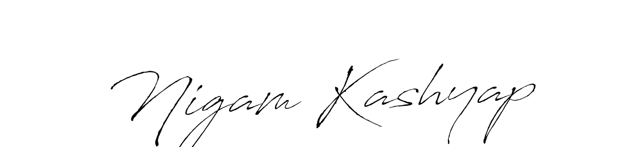 How to Draw Nigam Kashyap signature style? Antro_Vectra is a latest design signature styles for name Nigam Kashyap. Nigam Kashyap signature style 6 images and pictures png