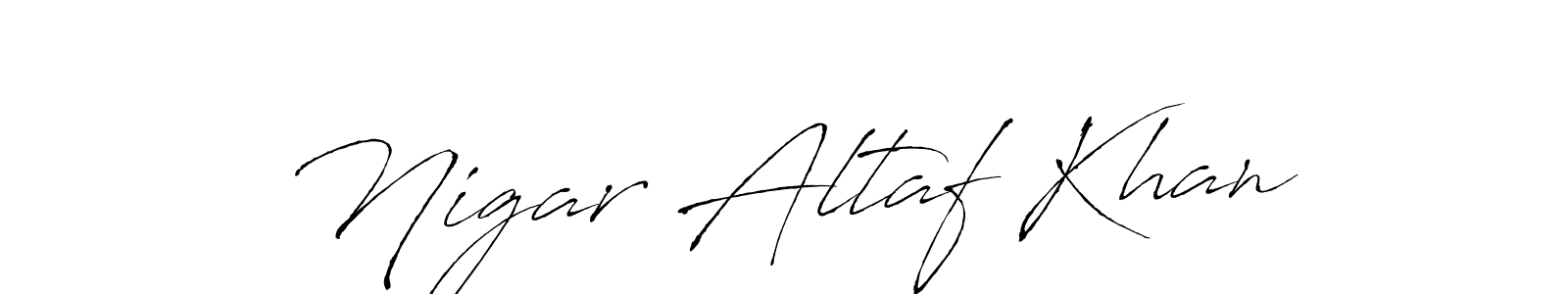 How to Draw Nigar Altaf Khan signature style? Antro_Vectra is a latest design signature styles for name Nigar Altaf Khan. Nigar Altaf Khan signature style 6 images and pictures png