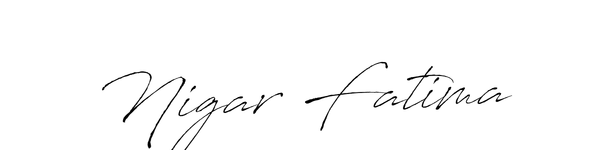 Also we have Nigar Fatima name is the best signature style. Create professional handwritten signature collection using Antro_Vectra autograph style. Nigar Fatima signature style 6 images and pictures png