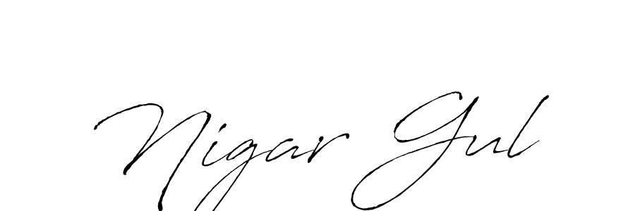 Similarly Antro_Vectra is the best handwritten signature design. Signature creator online .You can use it as an online autograph creator for name Nigar Gul. Nigar Gul signature style 6 images and pictures png