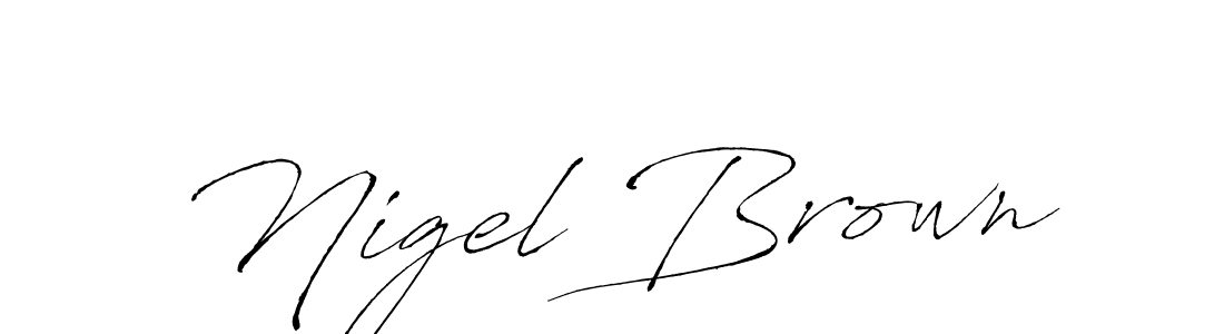 Use a signature maker to create a handwritten signature online. With this signature software, you can design (Antro_Vectra) your own signature for name Nigel Brown. Nigel Brown signature style 6 images and pictures png