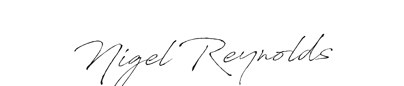 You should practise on your own different ways (Antro_Vectra) to write your name (Nigel Reynolds) in signature. don't let someone else do it for you. Nigel Reynolds signature style 6 images and pictures png