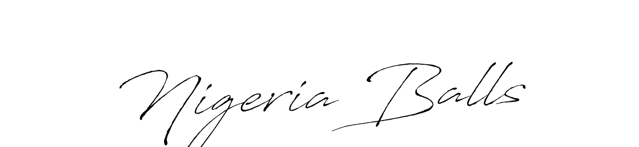 It looks lik you need a new signature style for name Nigeria Balls. Design unique handwritten (Antro_Vectra) signature with our free signature maker in just a few clicks. Nigeria Balls signature style 6 images and pictures png