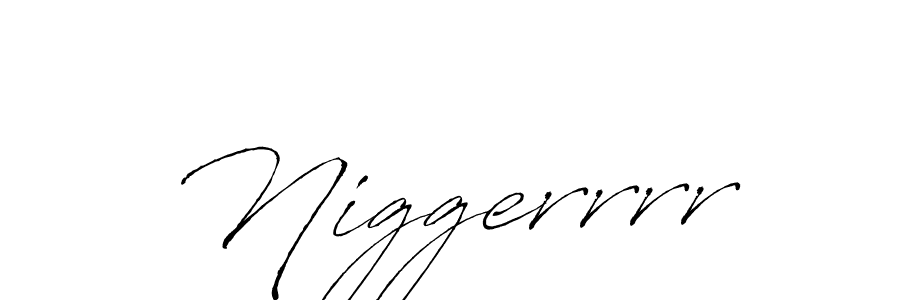 How to make Niggerrrr name signature. Use Antro_Vectra style for creating short signs online. This is the latest handwritten sign. Niggerrrr signature style 6 images and pictures png