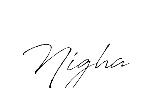 It looks lik you need a new signature style for name Nigha. Design unique handwritten (Antro_Vectra) signature with our free signature maker in just a few clicks. Nigha signature style 6 images and pictures png