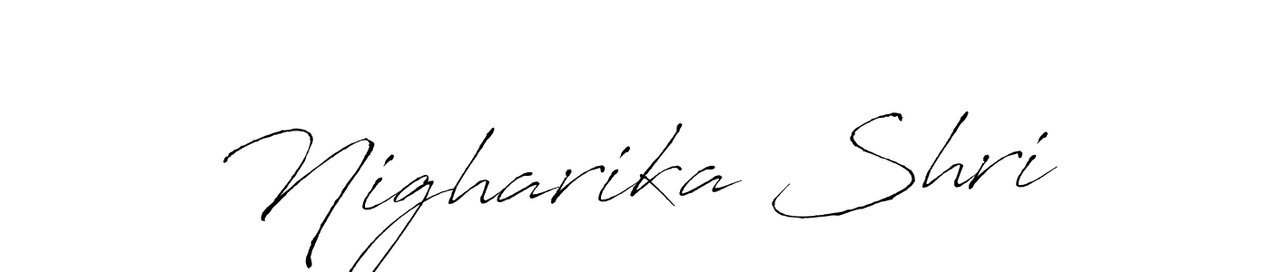 Similarly Antro_Vectra is the best handwritten signature design. Signature creator online .You can use it as an online autograph creator for name Nigharika Shri. Nigharika Shri signature style 6 images and pictures png