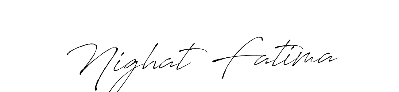 if you are searching for the best signature style for your name Nighat Fatima. so please give up your signature search. here we have designed multiple signature styles  using Antro_Vectra. Nighat Fatima signature style 6 images and pictures png