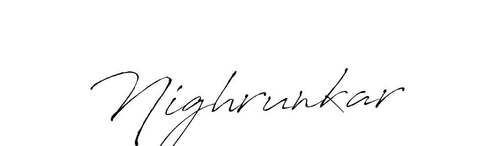 Nighrunkar stylish signature style. Best Handwritten Sign (Antro_Vectra) for my name. Handwritten Signature Collection Ideas for my name Nighrunkar. Nighrunkar signature style 6 images and pictures png