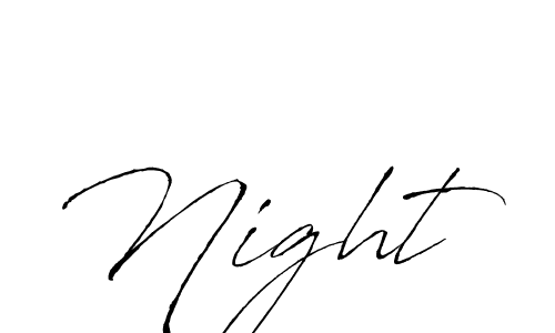 Create a beautiful signature design for name Night. With this signature (Antro_Vectra) fonts, you can make a handwritten signature for free. Night signature style 6 images and pictures png