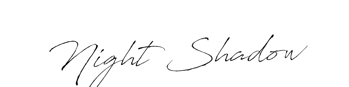 Use a signature maker to create a handwritten signature online. With this signature software, you can design (Antro_Vectra) your own signature for name Night Shadow. Night Shadow signature style 6 images and pictures png