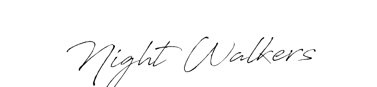 How to make Night Walkers name signature. Use Antro_Vectra style for creating short signs online. This is the latest handwritten sign. Night Walkers signature style 6 images and pictures png