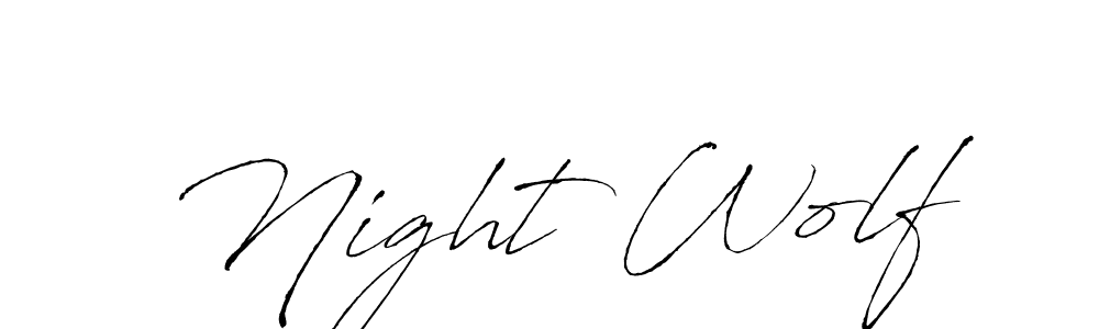Also we have Night Wolf name is the best signature style. Create professional handwritten signature collection using Antro_Vectra autograph style. Night Wolf signature style 6 images and pictures png