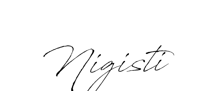 Similarly Antro_Vectra is the best handwritten signature design. Signature creator online .You can use it as an online autograph creator for name Nigisti. Nigisti signature style 6 images and pictures png
