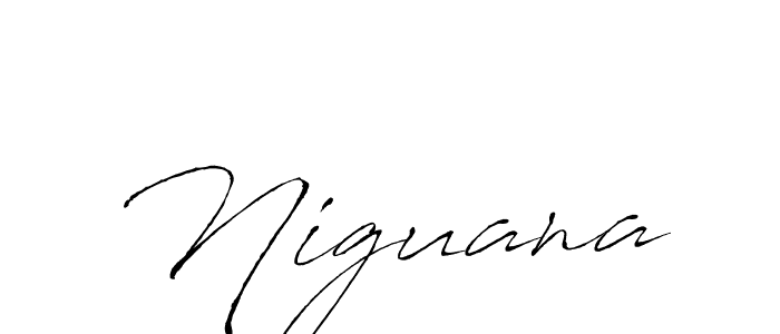 Niguana stylish signature style. Best Handwritten Sign (Antro_Vectra) for my name. Handwritten Signature Collection Ideas for my name Niguana. Niguana signature style 6 images and pictures png