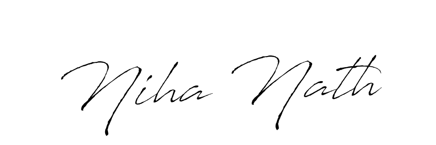 Also You can easily find your signature by using the search form. We will create Niha Nath name handwritten signature images for you free of cost using Antro_Vectra sign style. Niha Nath signature style 6 images and pictures png