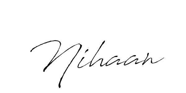 Antro_Vectra is a professional signature style that is perfect for those who want to add a touch of class to their signature. It is also a great choice for those who want to make their signature more unique. Get Nihaan name to fancy signature for free. Nihaan signature style 6 images and pictures png