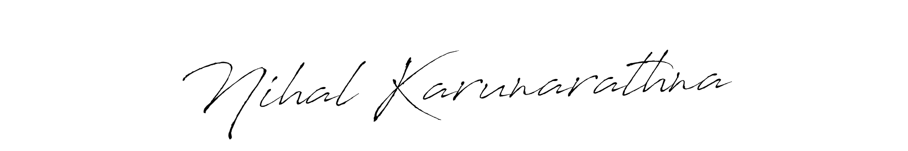 How to make Nihal Karunarathna signature? Antro_Vectra is a professional autograph style. Create handwritten signature for Nihal Karunarathna name. Nihal Karunarathna signature style 6 images and pictures png