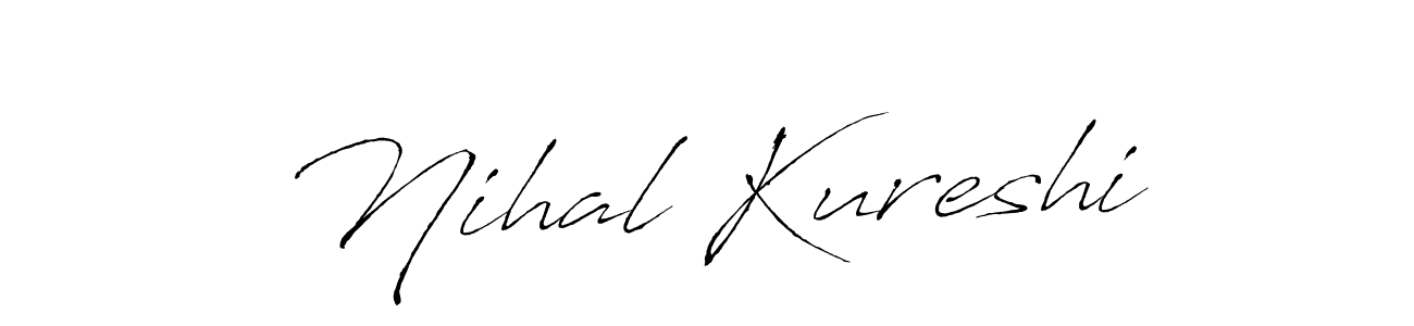 Also You can easily find your signature by using the search form. We will create Nihal Kureshi name handwritten signature images for you free of cost using Antro_Vectra sign style. Nihal Kureshi signature style 6 images and pictures png