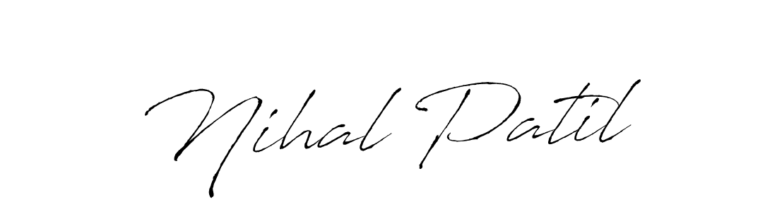 Also we have Nihal Patil name is the best signature style. Create professional handwritten signature collection using Antro_Vectra autograph style. Nihal Patil signature style 6 images and pictures png