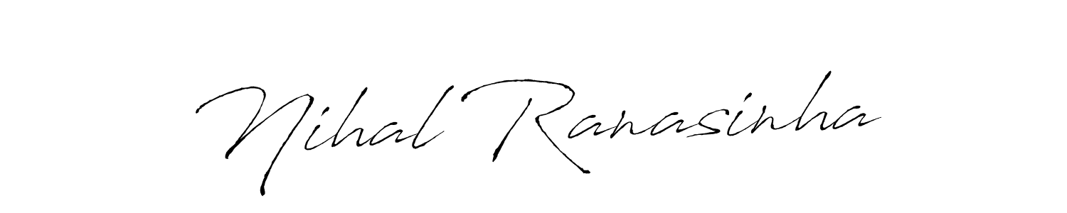 Also we have Nihal Ranasinha name is the best signature style. Create professional handwritten signature collection using Antro_Vectra autograph style. Nihal Ranasinha signature style 6 images and pictures png