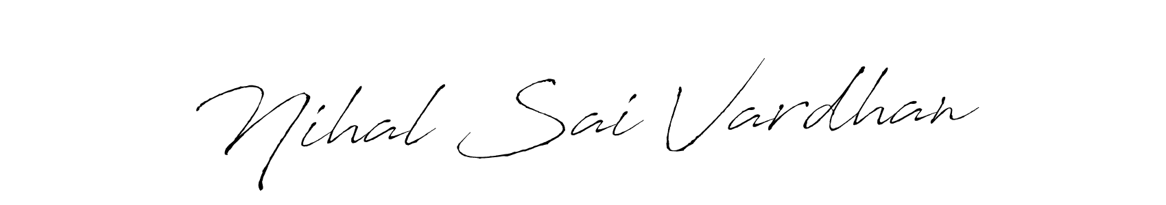 Nihal Sai Vardhan stylish signature style. Best Handwritten Sign (Antro_Vectra) for my name. Handwritten Signature Collection Ideas for my name Nihal Sai Vardhan. Nihal Sai Vardhan signature style 6 images and pictures png