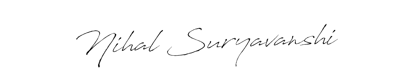 Also we have Nihal Suryavanshi name is the best signature style. Create professional handwritten signature collection using Antro_Vectra autograph style. Nihal Suryavanshi signature style 6 images and pictures png