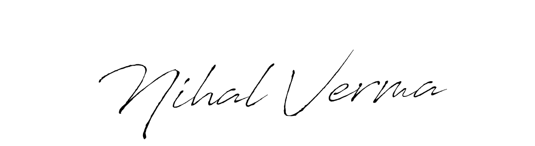See photos of Nihal Verma official signature by Spectra . Check more albums & portfolios. Read reviews & check more about Antro_Vectra font. Nihal Verma signature style 6 images and pictures png