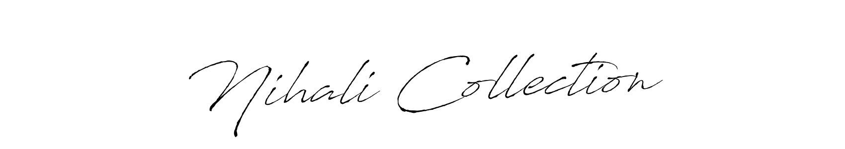 How to Draw Nihali Collection signature style? Antro_Vectra is a latest design signature styles for name Nihali Collection. Nihali Collection signature style 6 images and pictures png