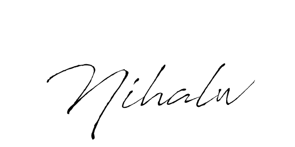 How to Draw Nihalw signature style? Antro_Vectra is a latest design signature styles for name Nihalw. Nihalw signature style 6 images and pictures png