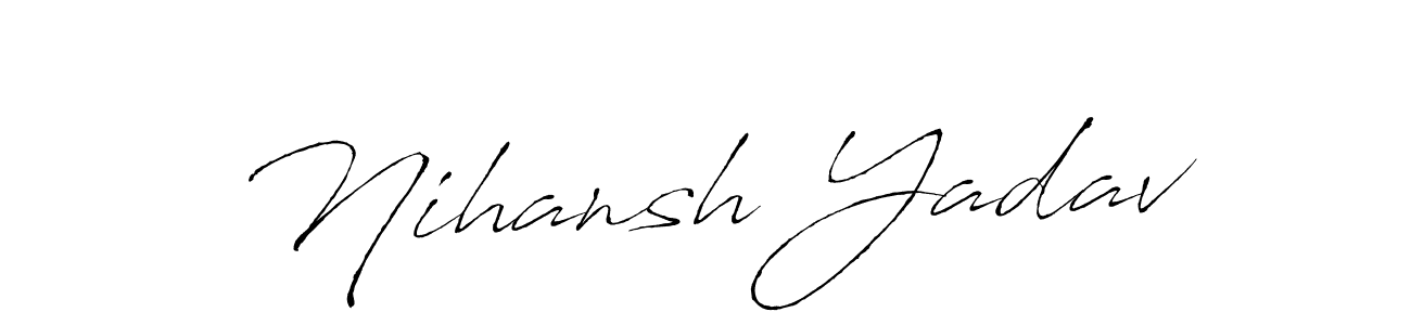 Make a beautiful signature design for name Nihansh Yadav. Use this online signature maker to create a handwritten signature for free. Nihansh Yadav signature style 6 images and pictures png