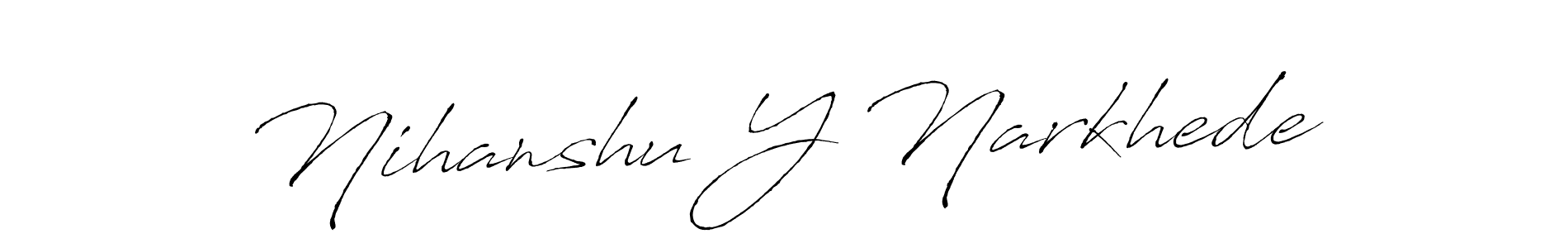 It looks lik you need a new signature style for name Nihanshu Y Narkhede. Design unique handwritten (Antro_Vectra) signature with our free signature maker in just a few clicks. Nihanshu Y Narkhede signature style 6 images and pictures png