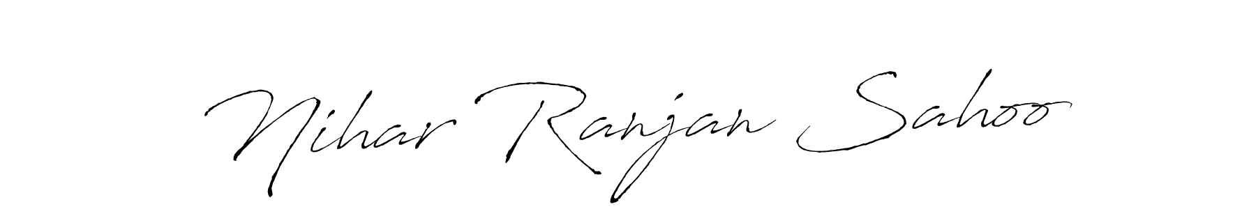 This is the best signature style for the Nihar Ranjan Sahoo name. Also you like these signature font (Antro_Vectra). Mix name signature. Nihar Ranjan Sahoo signature style 6 images and pictures png